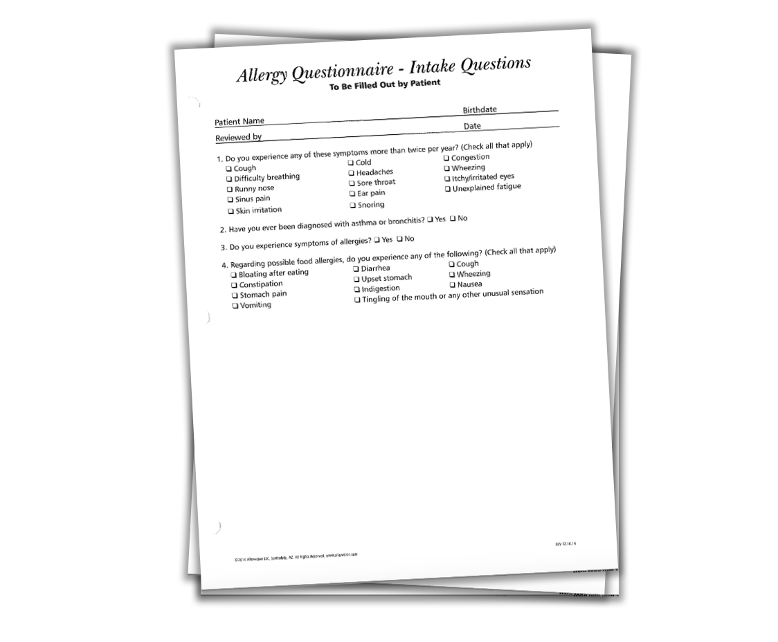 Allergy Patient Form | Scottsdale ENT